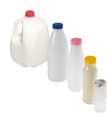 Milk and Dairy Containers (milks gallon, cream, concentrated milk , fresh creams, drinkable Yogurts). Hema filler, capper, complete lines